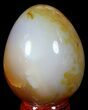 Colorful Carnelian Agate Egg #55530-1